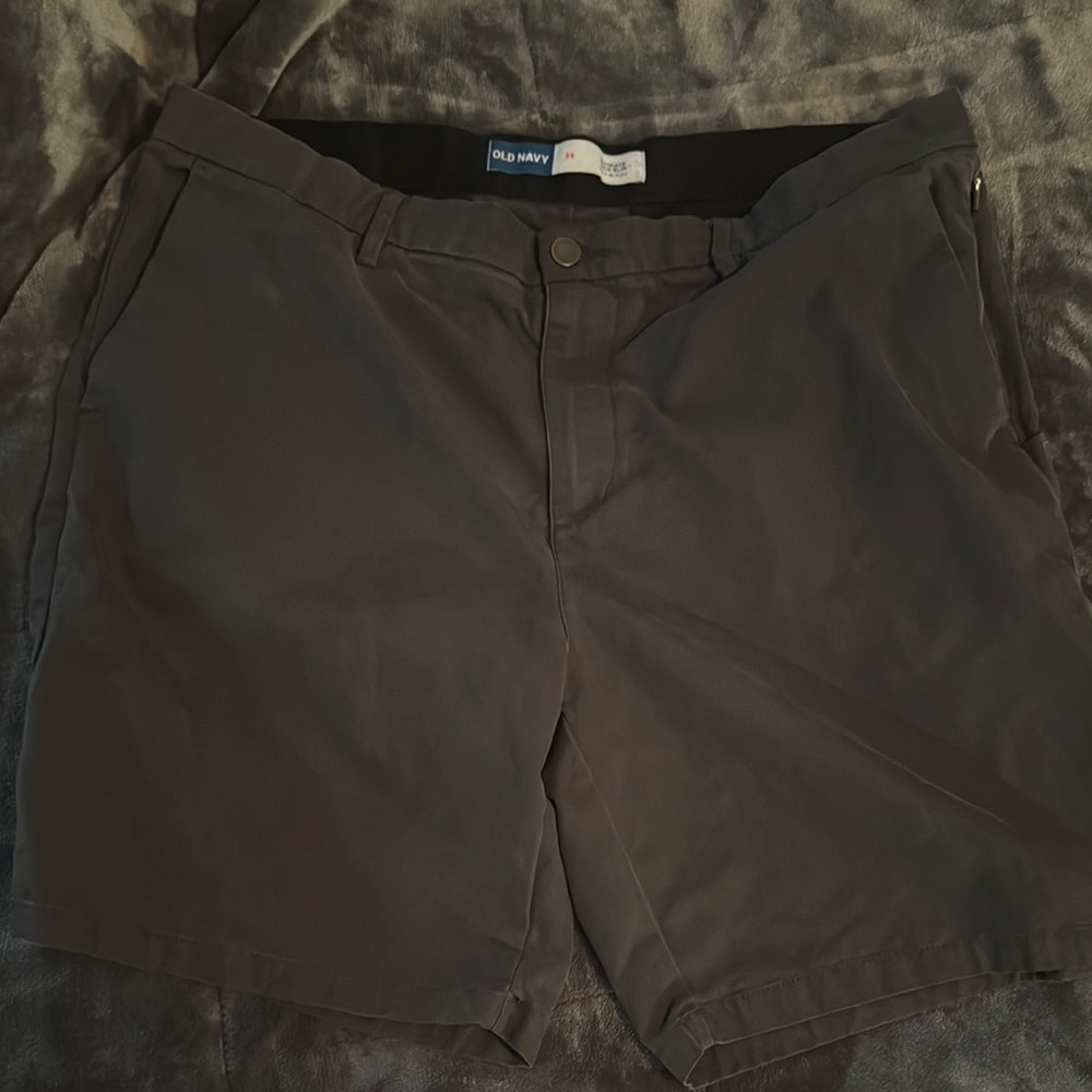 Old Navy Gray Flat Front Shorts Casual Style